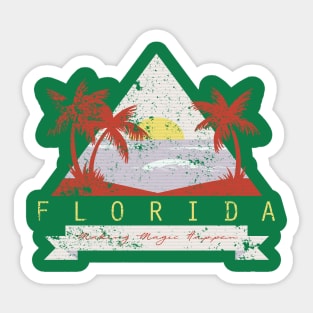 Florida sunset Sticker